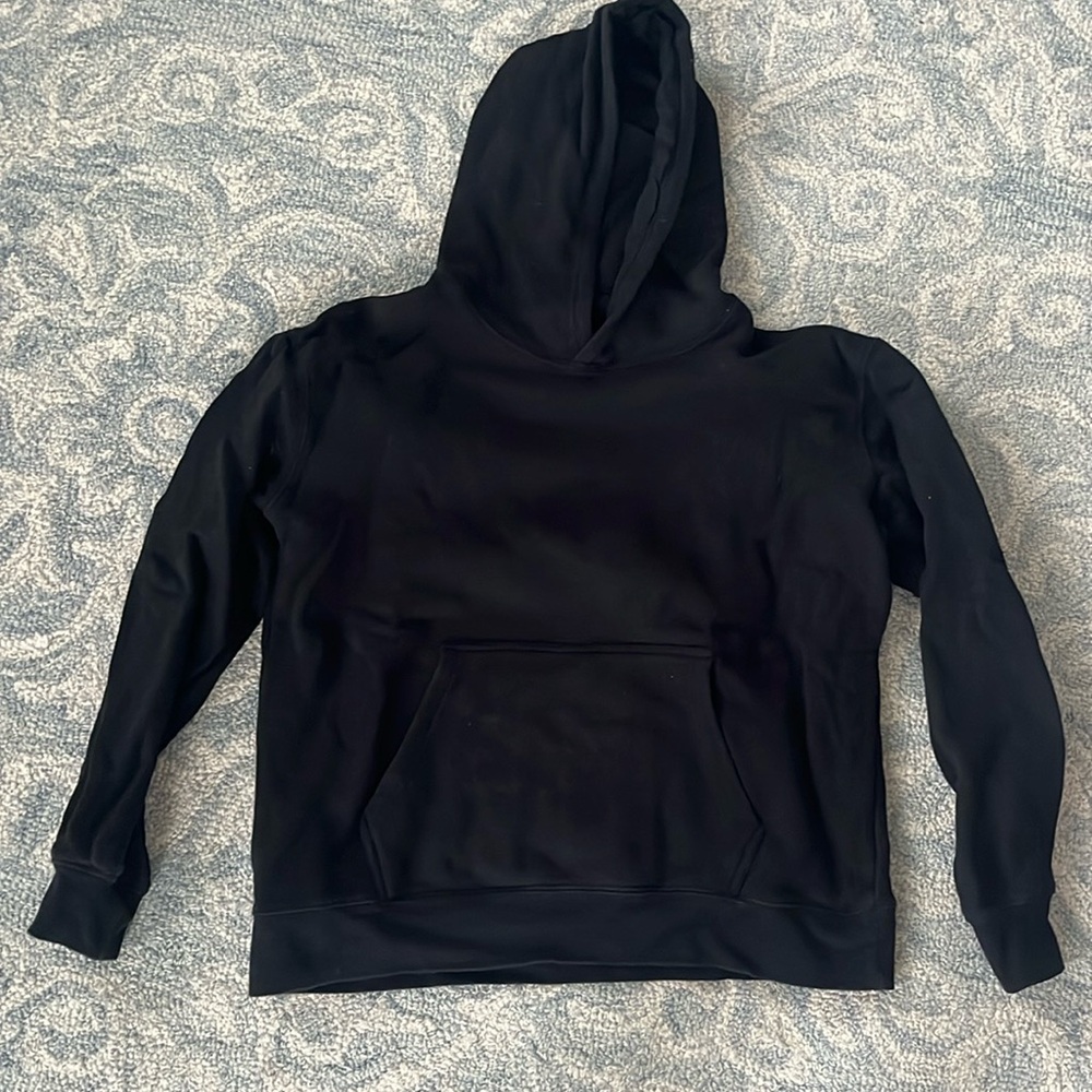 Quince organic cotton size large hoodie EUC